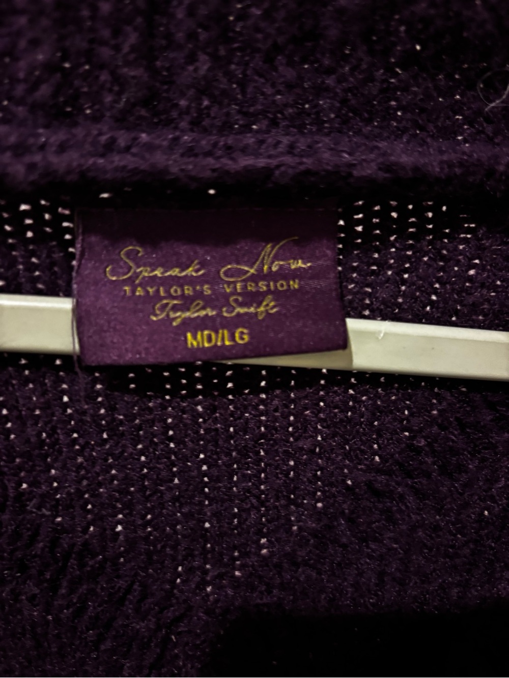 Taylor Swift Speak Now Cable Knit Button-Up Cardigan - Picture 2 of 5